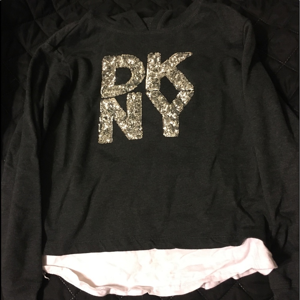 DKNY sweater with built in shirt